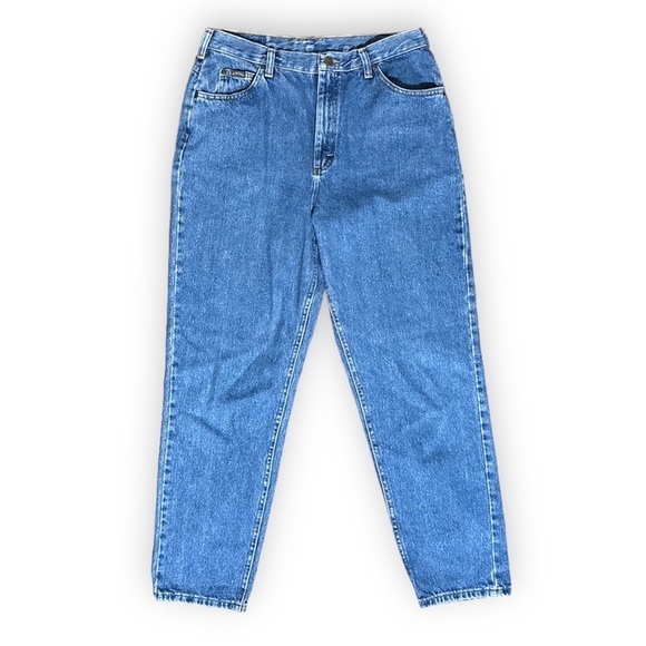 Vintage 90s Riders Tapered Mom Jeans Women’s Size 14 M Straight Leg High Rise - Picture 1 of 10